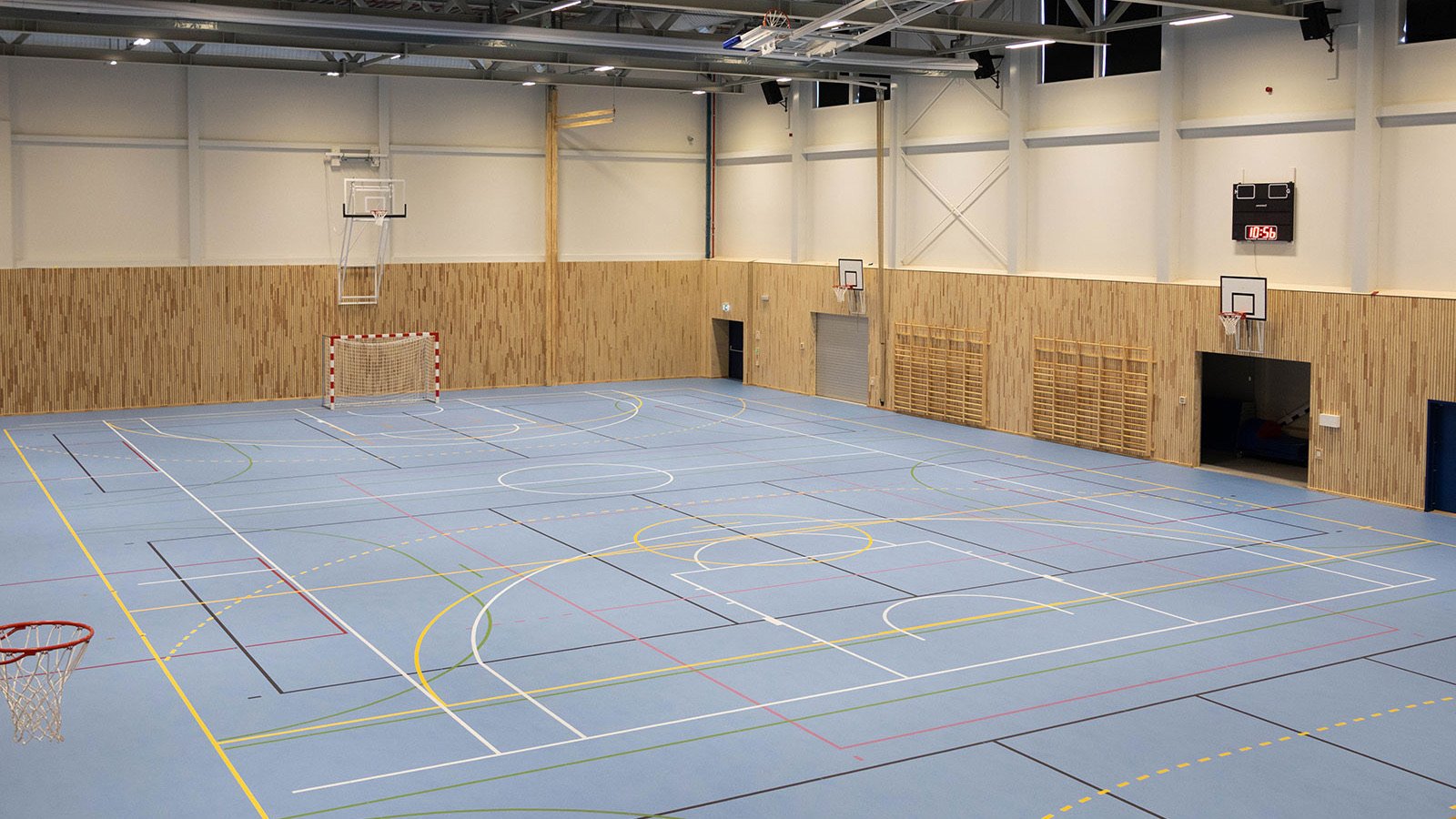Flerbrukshallen på Nordsida skole